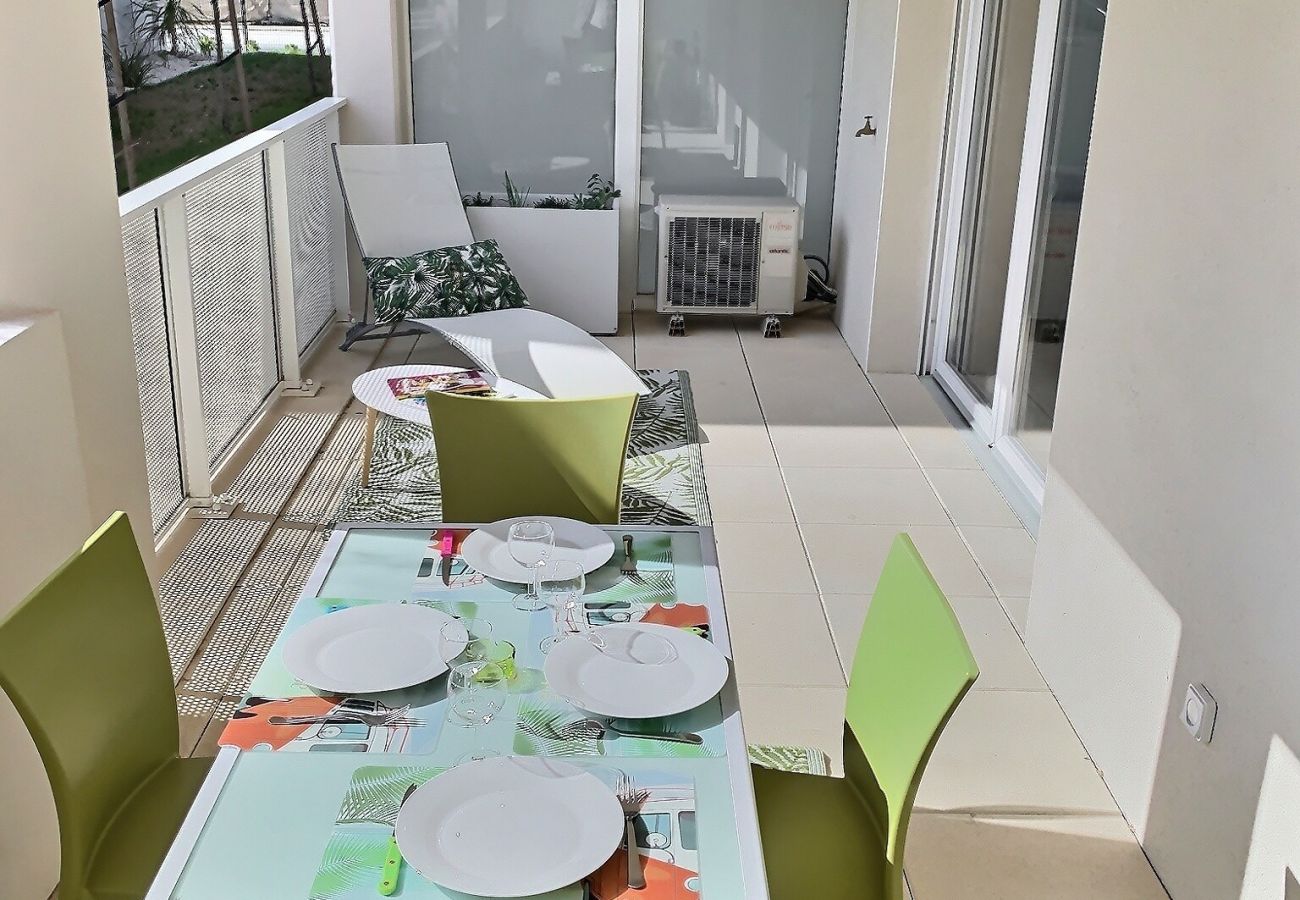 Appartement à Sérignan - LOGGIA VERDE -A 450m de la mer, Coquet appartement avec terrasse pour 4 personnes (ref 342731)