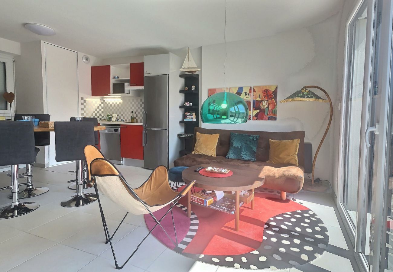 Appartement à Sérignan - VILLA BIANCA  - Appartement spacieux pour 4 personnes à 500m de la mer (ref 426942)